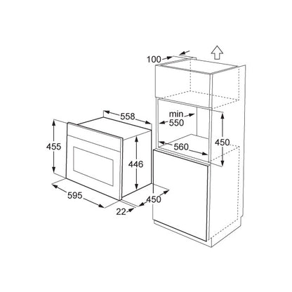 Elba 32L Built-In Microwave|ELIO 50 MW