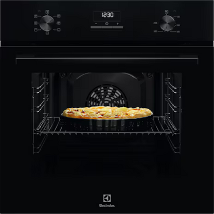 Electrolux 60cm 300 Series built-in single oven with 65L capacity |KOHGE00BK - Urbancucine 