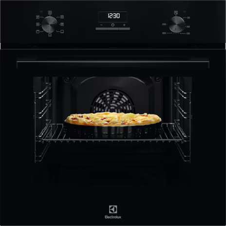 Electrolux 60cm 300 Series built-in single oven with 65L capacity |KOHGE00BK