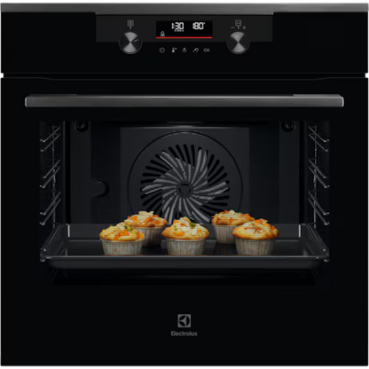 Electrolux 60cm 600 SenseCook SteamBake built-in single steam oven with 71L capacity |KODDP37H