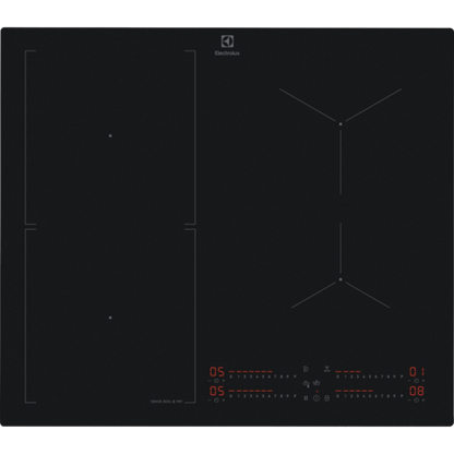 Electrolux 60cm 800 SenseBoil&Fry built-in induction hob with 4 cooking zones |KIS67453IT