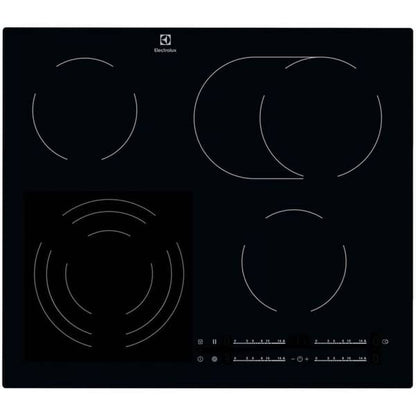 Electrolux 60cm Built in Ceramic Hob Radiant Hob with 4 Cooking Zones |EHR64441CK