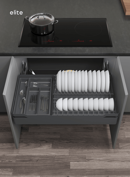 Elite 90cm Pull Out Dish Basket |UL017GR