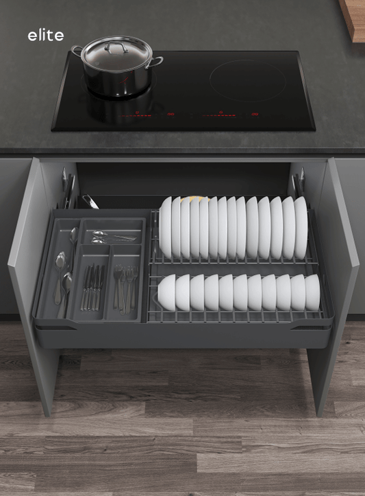 Elite 90cm Pull Out Dish Basket |UL017GR