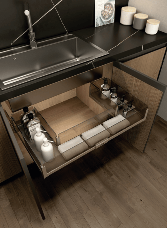 Elite 90cm Soft Close Under Sink Basket |M019CH