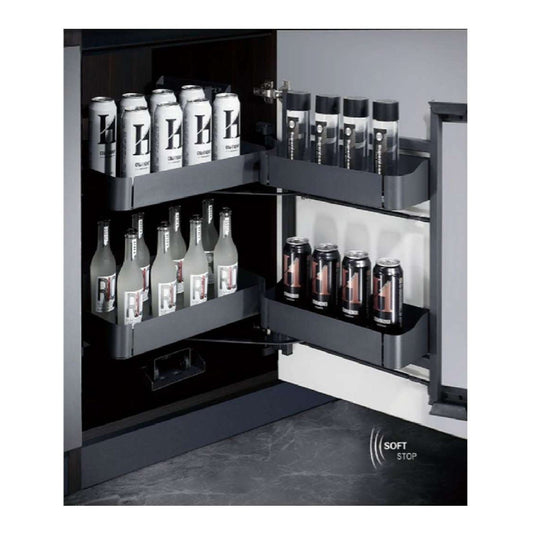 INDOUX 2 LAYERS PANTRY UNIT STORAGE-SOLID 45cm