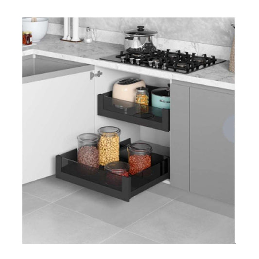 INDOUX DRAWER WITH GLASS & BOTTOM 45cm