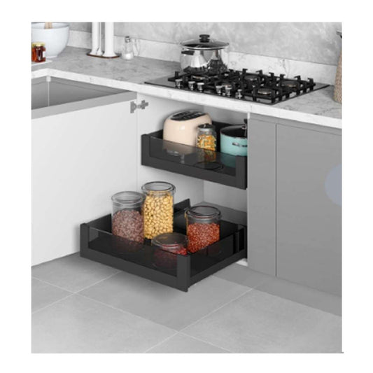 INDOUX DRAWER WITH GLASS & BOTTOM 80cm