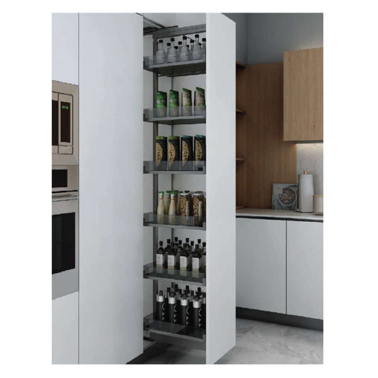 INDOUX TALL PULL-OUT UNIT STORAGE- GLASS 40cm