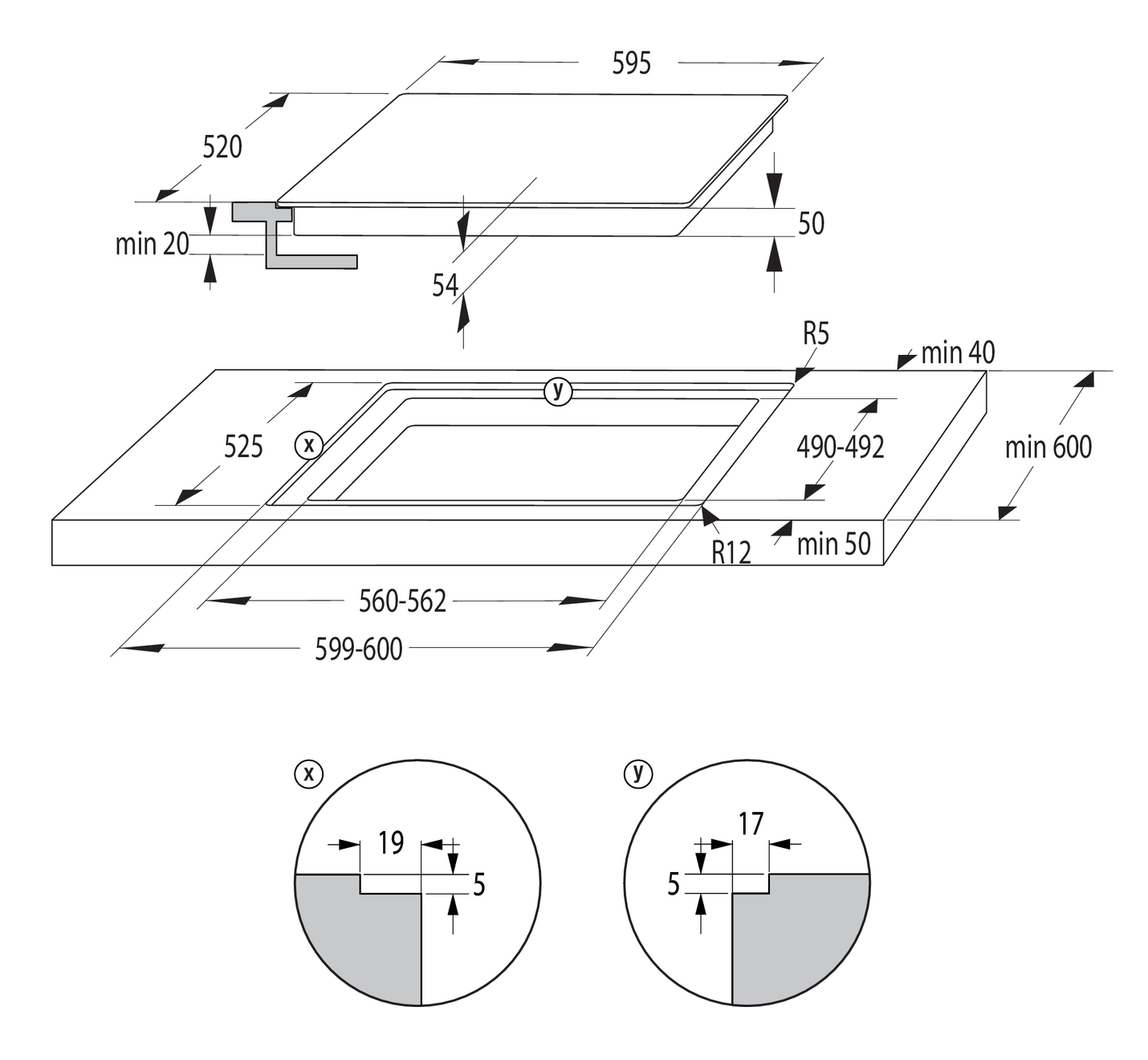 Gorenje Built In Electric Hob, Induction, 60 cm  | IT641BSC