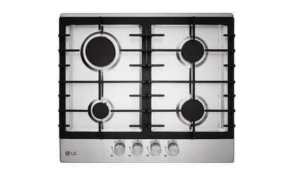 LG Built-in Gas Hob with 4 Burners 60cm |HU641BBG - Urbancucine 