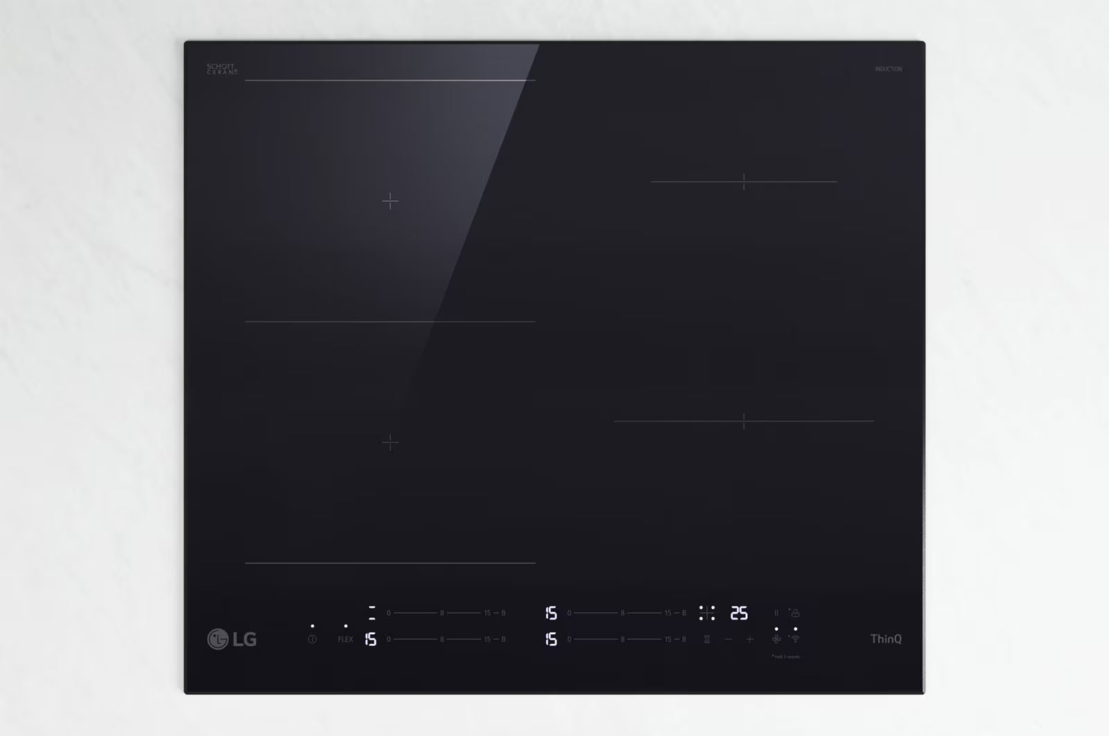 LG Built in Electric Induction Hob 4 zones 60cm |CBIZ2435B - Urbancucine 