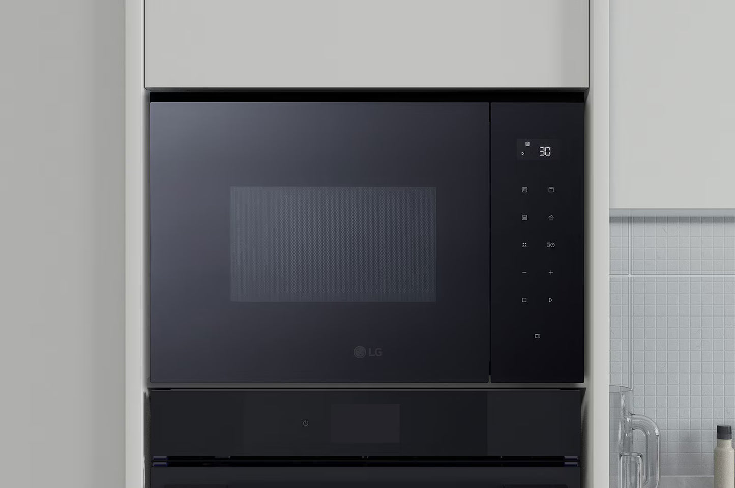 LG Built in Microwave Oven 25L Black Glass with LED Touch Display and Child Lock Option |MGBZ2593F - Urbancucine 