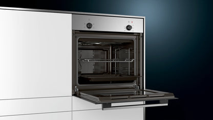 Siemens iQ100 Built-in Electric Oven 71L HA010FBR1M Black/Silver