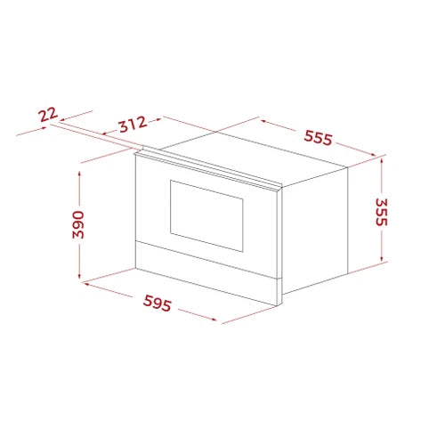 Teka Built-in Microwave with Grill with 9 direct access menus|ML 8220 BIS L FBK