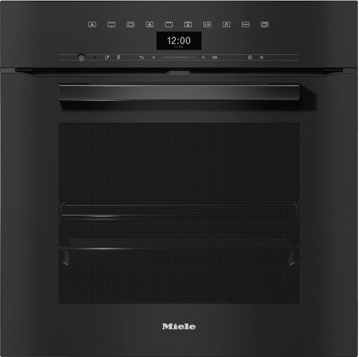 Miele Built in Oven seamless design Obsidian black 60cm |H 7464 BP