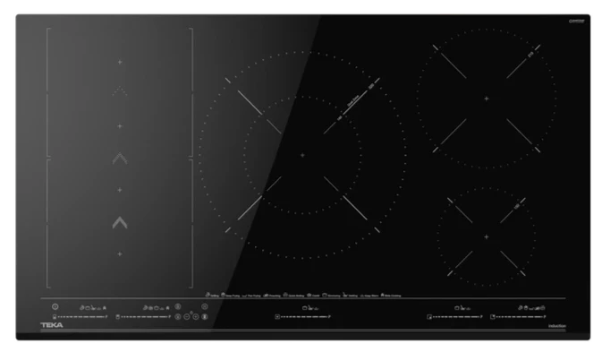 Teka induction Flex hob with SlideCooking function and 5 cooking zones 91 cm|IZS 97630 MST