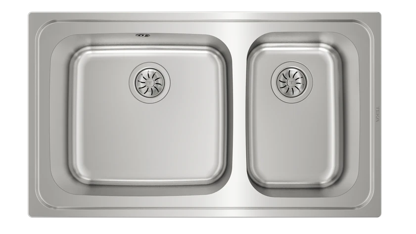 Teka Inset Stainless Steel Sink with two bowls|Classic 2B 86