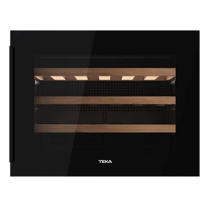TEKA Built In Wine Cooler with capacity for 24 bottles 54L with Adjustable Shelves|RVI 10024 GBK