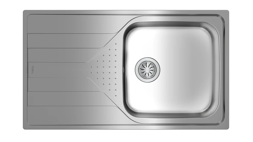Teka Inset reversible stainless steel sink in 50 cm|Universe 50 T-XP 1B 1D PLUS