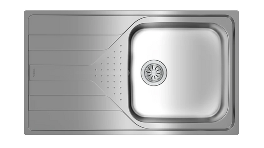 Teka Inset reversible stainless steel sink in 50 cm|Universe 50 T-XP 1B 1D PLUS
