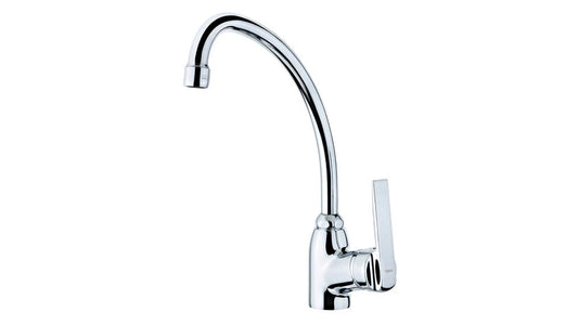 Teka Single Lever Kitchen Tap with high spout and anti-scale areator|IN 912