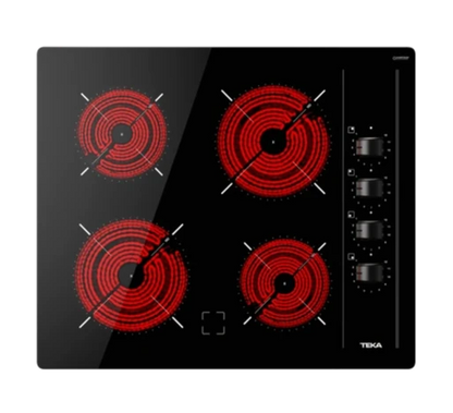 Teka Vitroceramic hob with 4 zonesl in 60 cm|TBC 64000 XFL