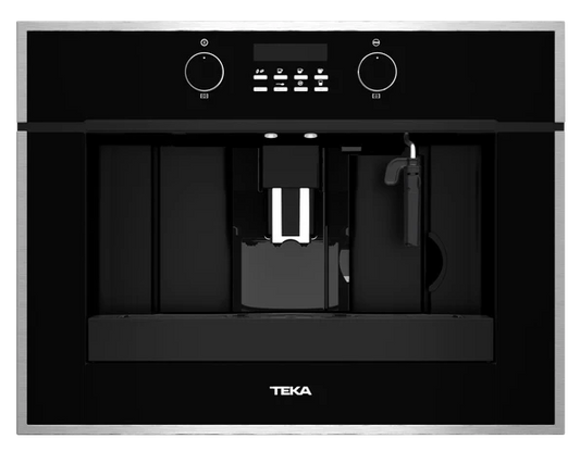 Teka Built-in coffee machine with automatic programs for ground coffee, tea and steam|CLC 855 GM BK-SS