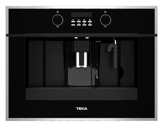 Teka Built-in coffee machine with automatic programs for ground coffee, tea and steam|CLC 855 GM BK-SS