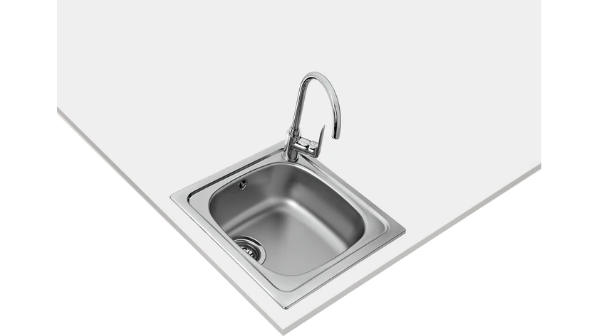 Teka Inset sink with matt finish in 45 cm|Starbright 45 E-XN 1B