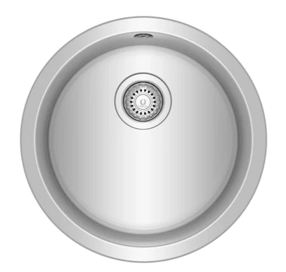 Teka 2-in-1 installation stainless steel sink with matt finish|Starbright 45 E-XN 1B RND