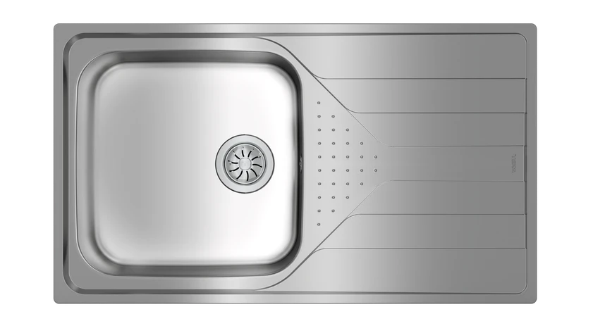 Teka Inset reversible stainless steel sink in 50 cm|Universe 50 T-XP 1B 1D PLUS - Urbancucine 