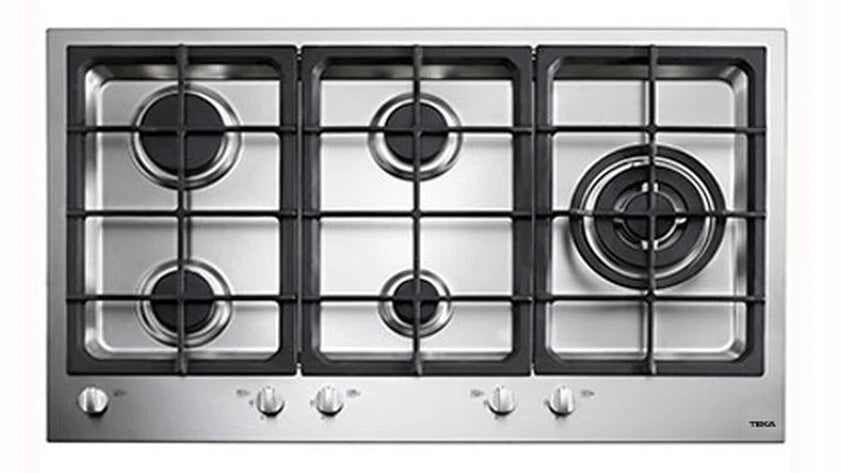 Teka Gas hob with 5 cooking zones and triple ring burner in 90 cm of butane gas|EW 90 5G AI AL TR CI - Urbancucine 