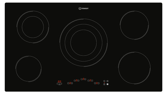 Indesit Built-in Ceramic Hob RI9112BI Black 90cm