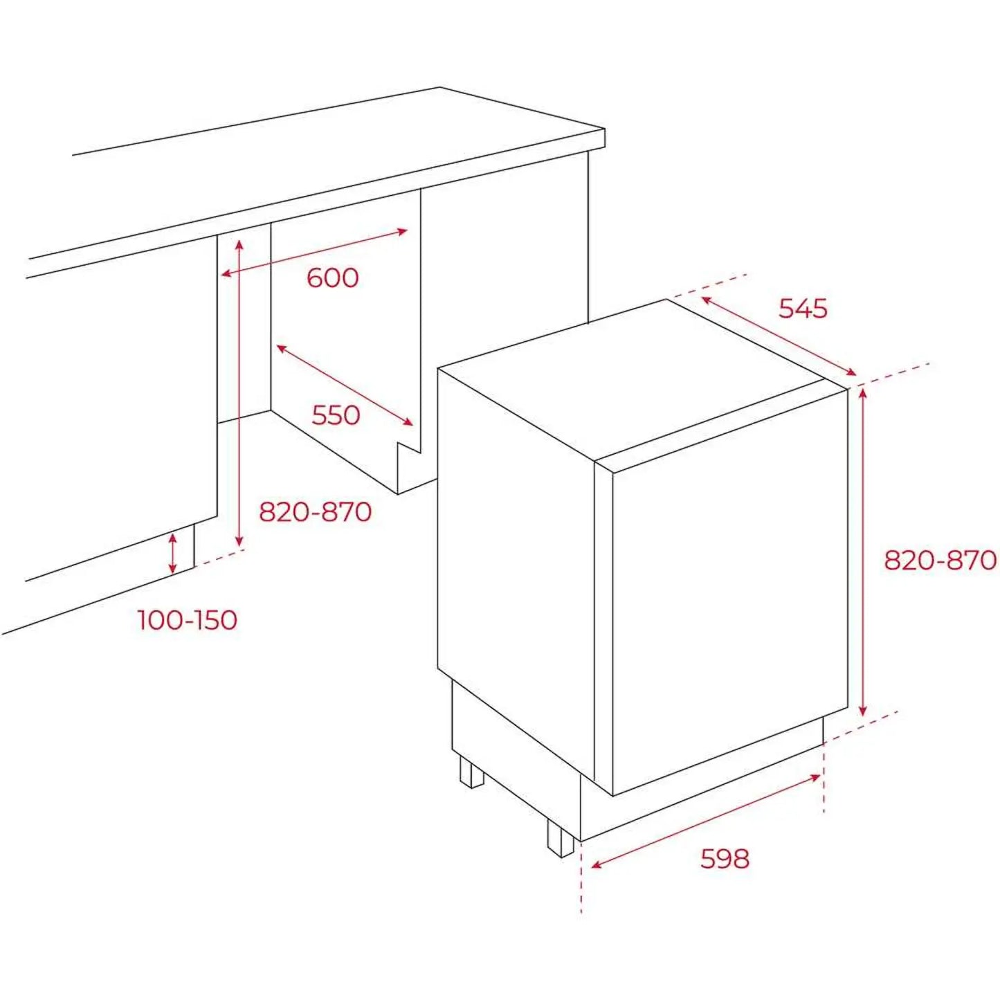 TEKA Built-in Freezer Compact 96L Capacity |TGI2 120 D ME