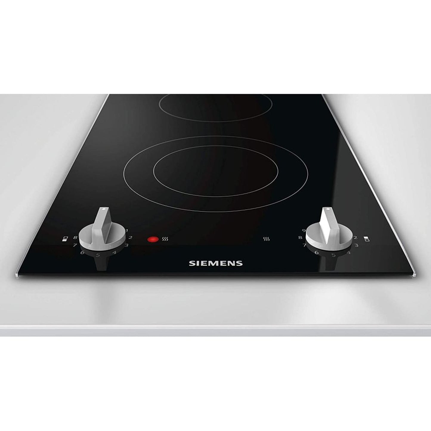 Siemens iQ300 Domino Electric Built-in Hob ET375CFA1M Black/Red 30cm