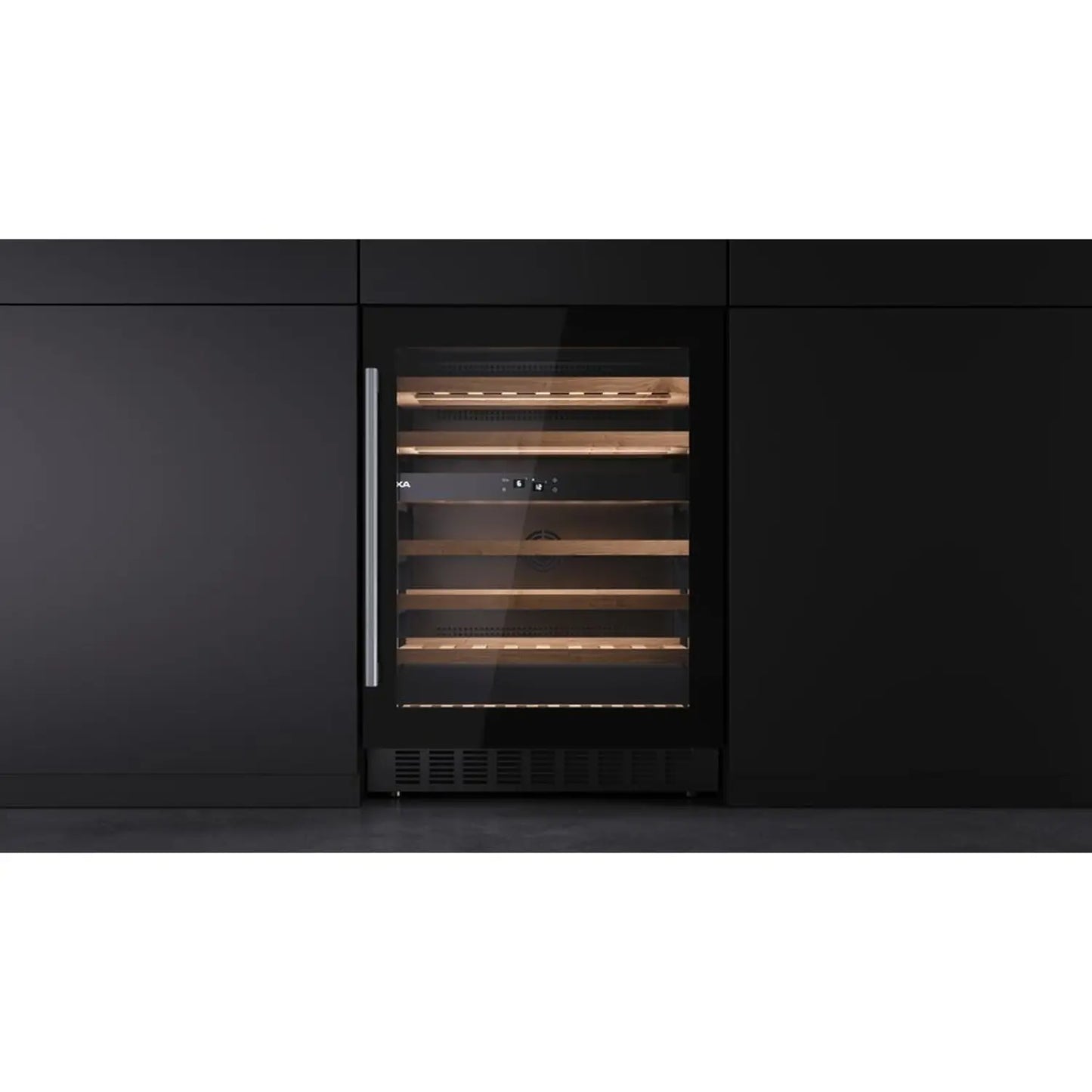 TEKA Free Standing Wine Cooler with capacity for 46 bottles 150L with Glass Door|RVU 20046 GBK