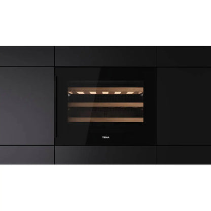 TEKA Built In Wine Cooler with capacity for 24 bottles 54L with Adjustable Shelves|RVI 10024 GBK