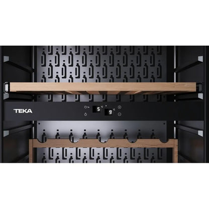 TEKA Built In Wine Cooler with capacity for 93 bottles 287L with LED Lighting – Sommelier |RVI 30097 GBK