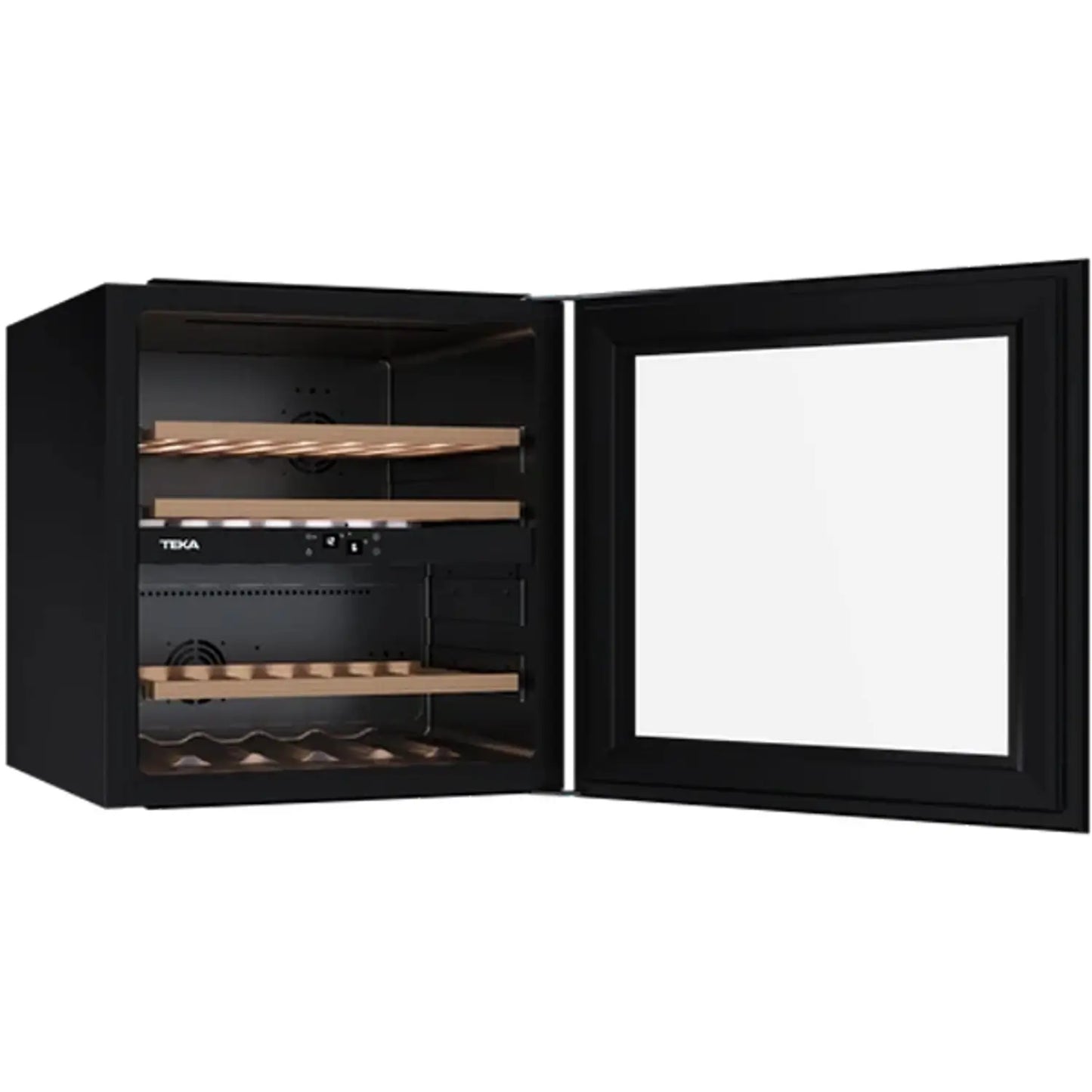 TEKA Built In Wine Cooler with capacity for 41 bottles 100L with Black Glass Finish |RVI 20041 GBK