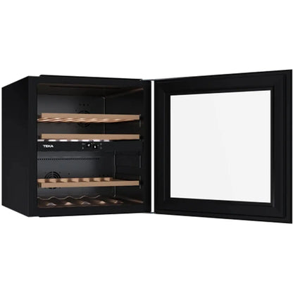 TEKA Built In Wine Cooler with capacity for 41 bottles 100L with Black Glass Finish |RVI 20041 GBK