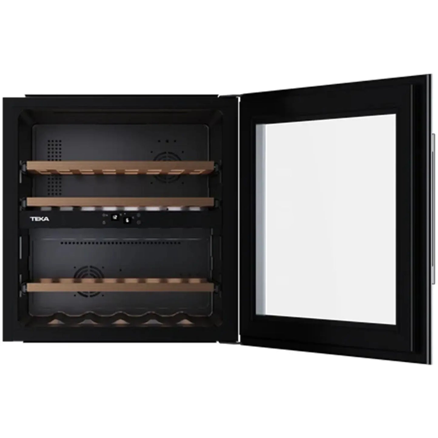 TEKA Built In Wine Cooler with capacity for 41 bottles 100L with Black Glass Finish |RVI 20041 GBK