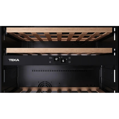 TEKA Built In Wine Cooler with capacity for 41 bottles 100L with Black Glass Finish |RVI 20041 GBK