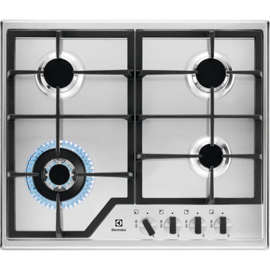 Electrolux built-in gas hob UltimateTaste 500 with 4 cooking zones 60cm|KGS6436X