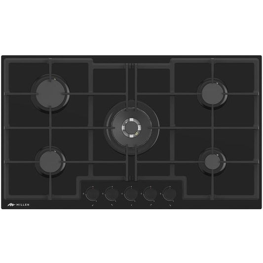 Millen Built In 5 Burner Gas Hob 90cm|MGHG9002BL