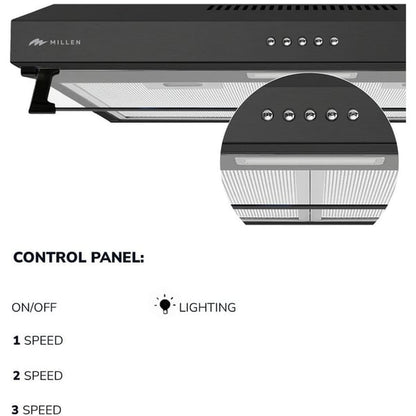 Millen Under Cabinet Hood 60 cm|MKH603BL
