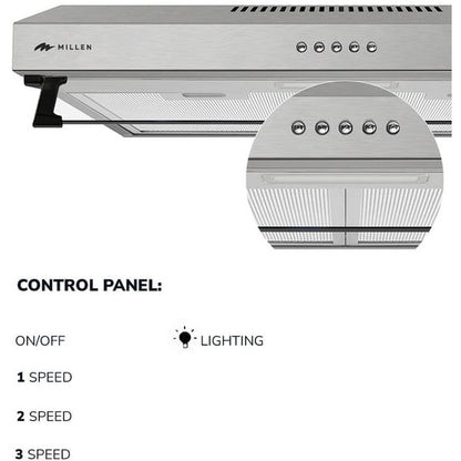 Millen Under Cabinet Hood 60cm|MKH603IX