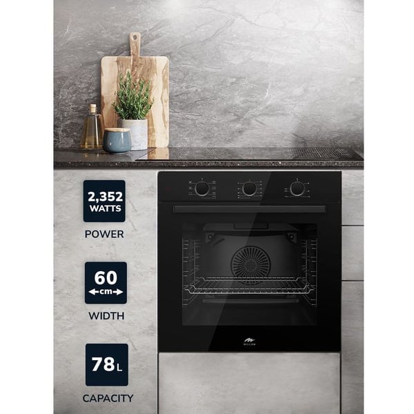 Millen Built In Electric Oven 78 liters 60cm|MEO 6001 BB