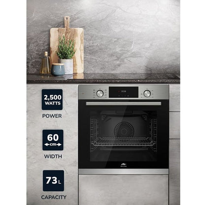 Millen Built In Electric Oven 73 liters 60cm|MEO 6002 IX