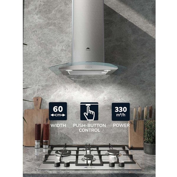 Millen Chimney Hood 60cm|MKHG603IX